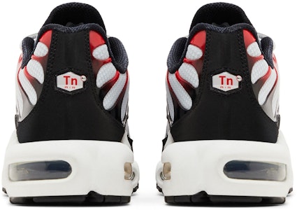 Nike Air Max Plus Platinum Hitam Merah Universitas FN6949-002 Details for Nike Air Max Plus Platinum Hitam Merah Universitas FN6949-002