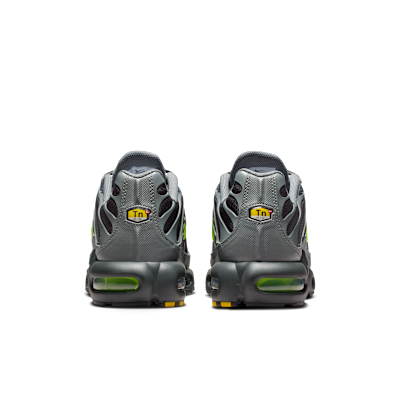 Details for ナイキ エアマックス プラス スニーカー スモークグレー/ダークグレー/ブラック/ボルト DM0032-026