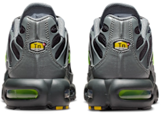 Nike Air Max Plus Sneakers Smoke Gray/Dark Smoke Gray/Black/Volt DM0032-026 Details for Nike Air Max Plus Sneakers Smoke Gray/Dark Smoke Gray/Black/Volt DM0032-026