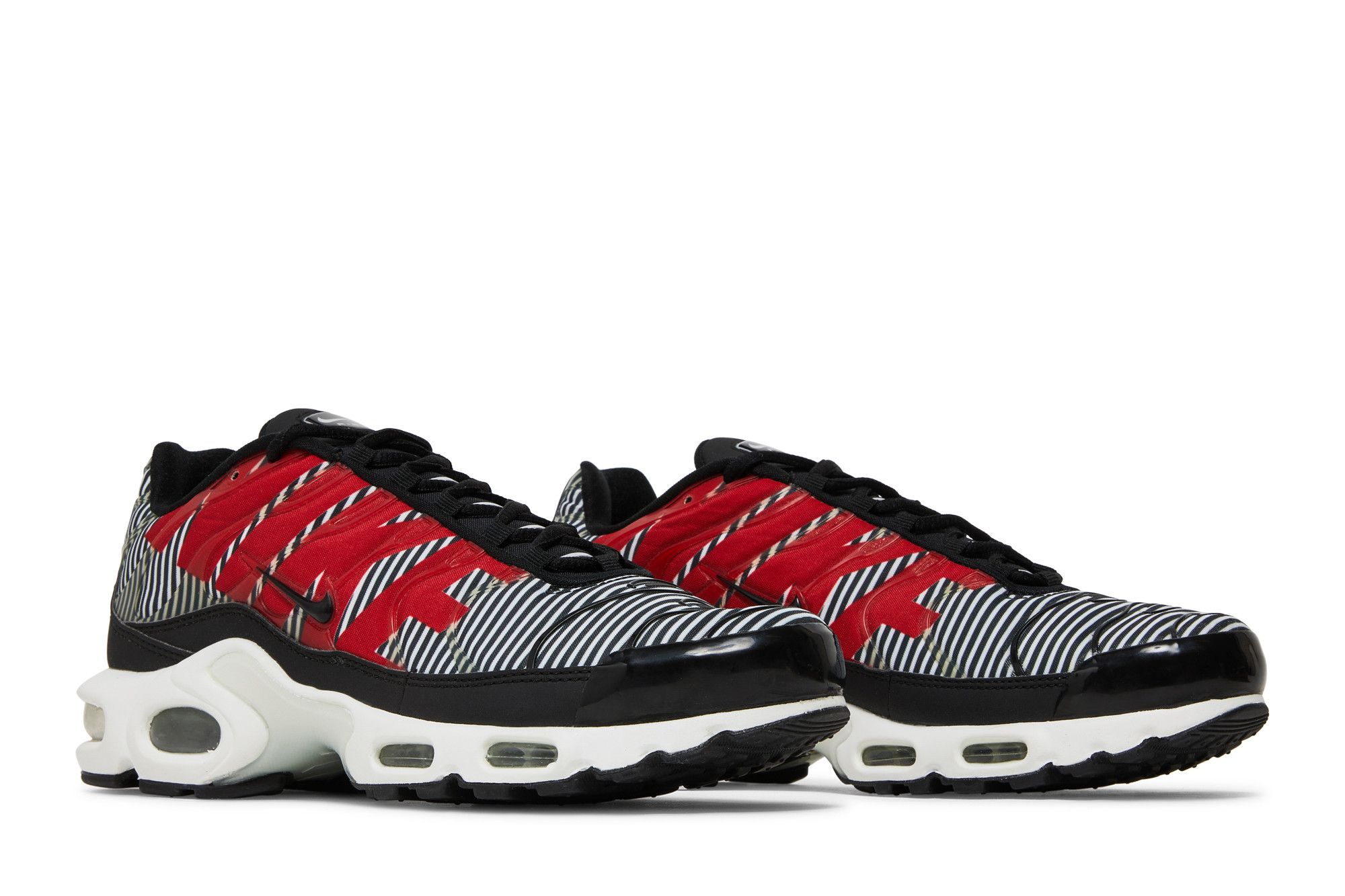 Cheap Nike Air Max Plus Striped Black White AT0040-001