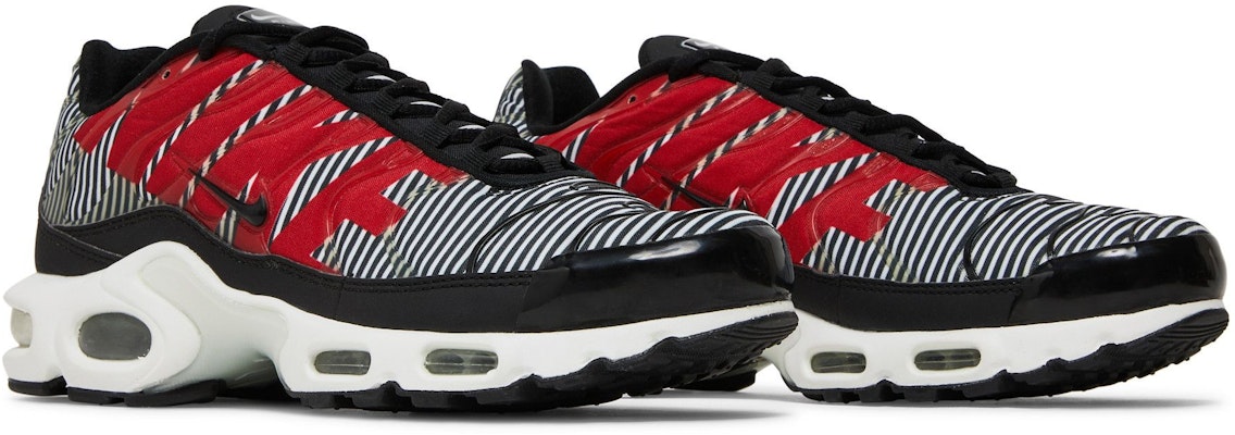 Nike Air Max Plus Striped Black White AT0040-001 Cheap Nike Air Max Plus Striped Black White AT0040-001