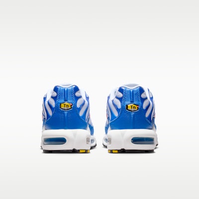 Nike Air Max Plus Putih/Biru Signal/Royal Lama/Jingga Team DM0032-107 Details for Nike Air Max Plus Putih/Biru Signal/Royal Lama/Jingga Team DM0032-107