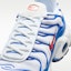 Sizing Nike Air Max Plus Putih/Biru Signal/Royal Lama/Jingga Team DM0032-107