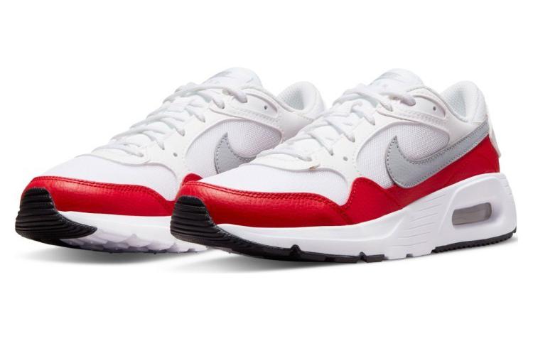 Lookbook 나이키 에어맥스 SC 로우 '화이트 레드' CZ5358-108