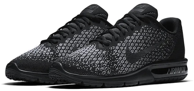 Nike Air Max Sequent 2 低筒 跑步鞋 男女同款 黑 Lookbook Nike Air Max Sequent 2 低筒 跑步鞋 男女同款 黑