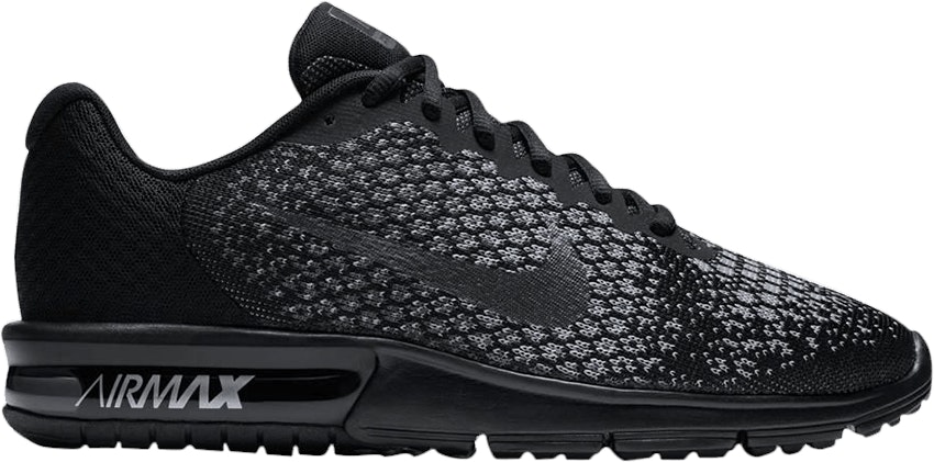 Air max sequent sales black