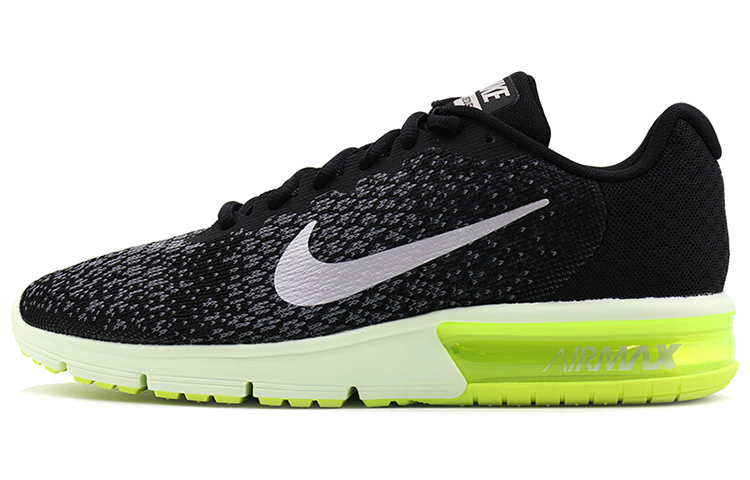 Buy Nike Air Max Sequent 低筒 跑步鞋 男女兩用 黑綠