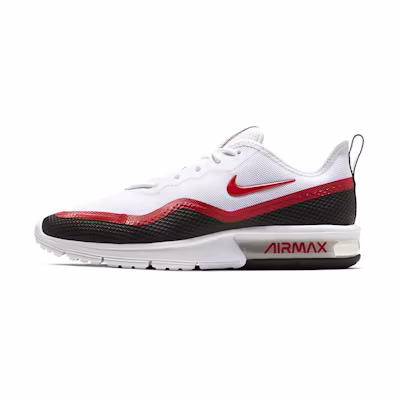 Nike Air Max Sequent 4.5 SE 'White Black University Red'