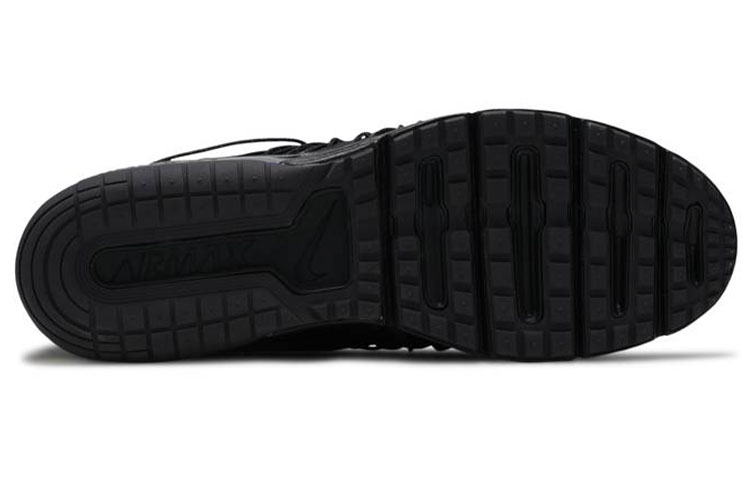 Shop Nike Air Max Sequent Shield 耐磨防滑 低筒 跑步鞋 男款 黑藍