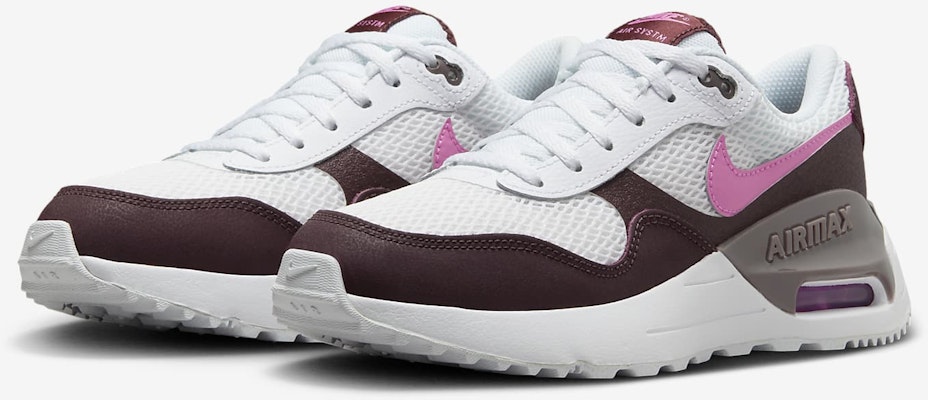 (Youth) Nike Air Max SYSTM 'White Burgundy Crush' DQ0284-116 Purchase (Youth) Nike Air Max SYSTM 'White Burgundy Crush' DQ0284-116