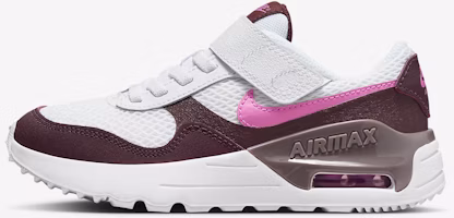 (Youth) Nike Air Max SYSTM 'White Burgundy Crush' DQ0285-116 (Youth) Nike Air Max SYSTM 'White Burgundy Crush' DQ0285-116