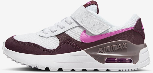 (JR) 耐克 Air Max SYSTM '白色酒红' DQ0285-116 Buy (JR) 耐克 Air Max SYSTM '白色酒红' DQ0285-116