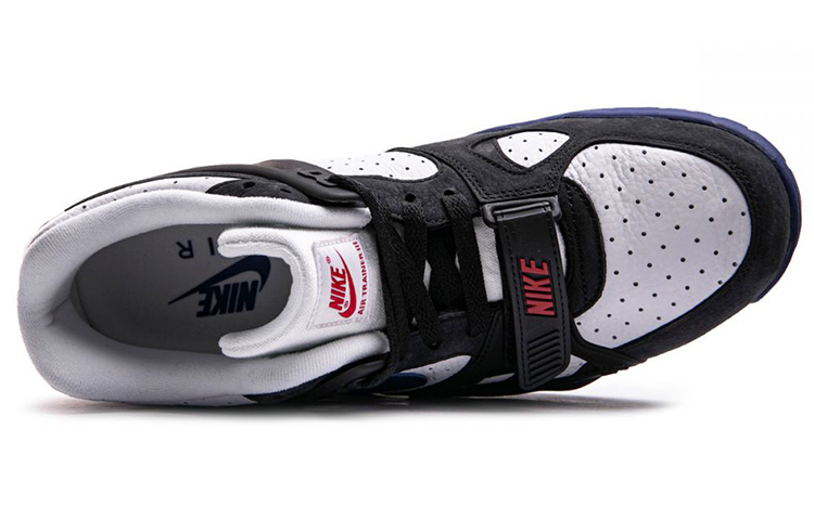 Shop Nike Air Trainer 3 中筒復古籃球鞋 男女同款 黑藍紅