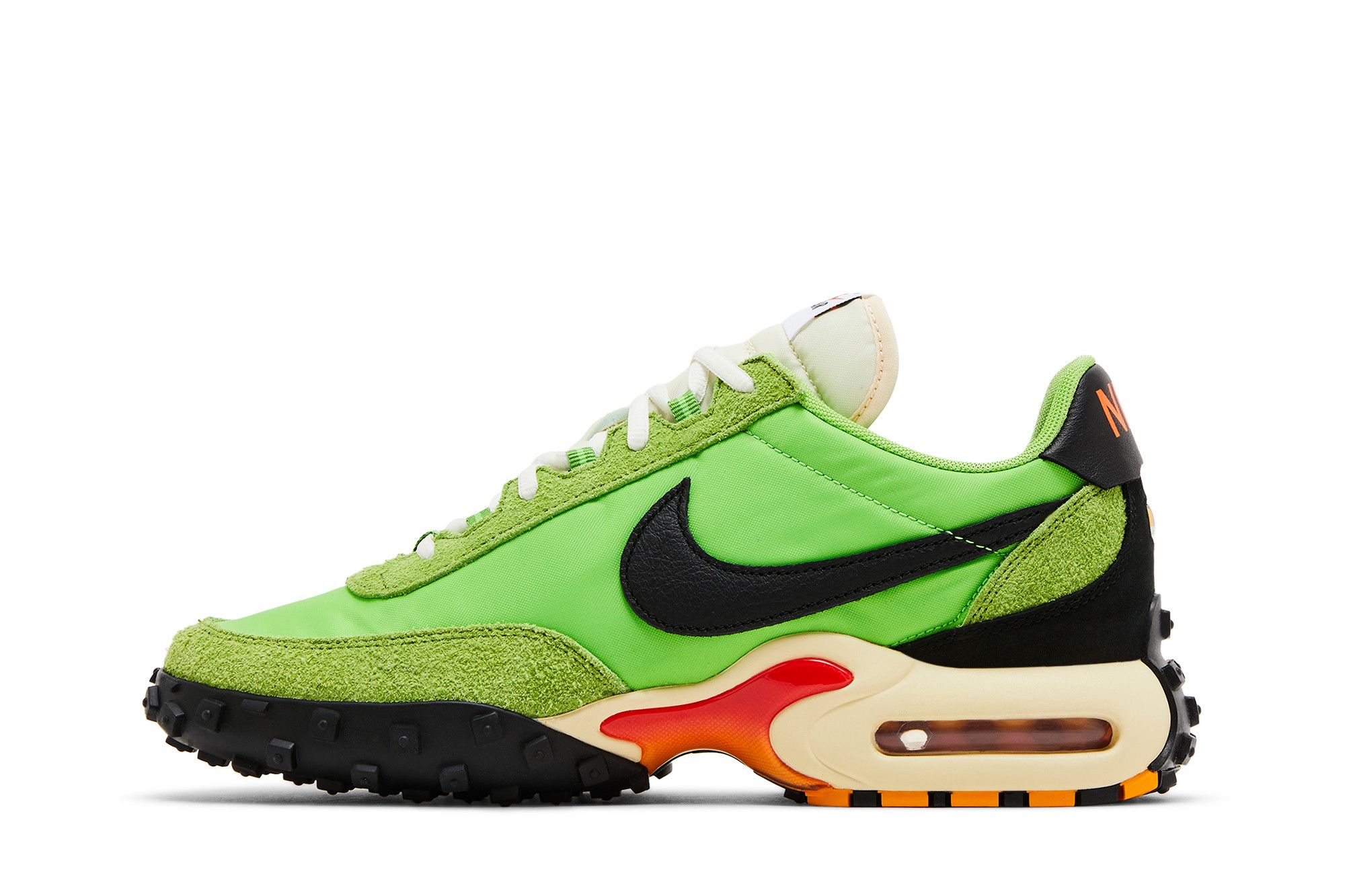 Shop Nike Air Max Waffle Racer SP 'Action Green' Lelaki Perempuan Kasut FV6946-301