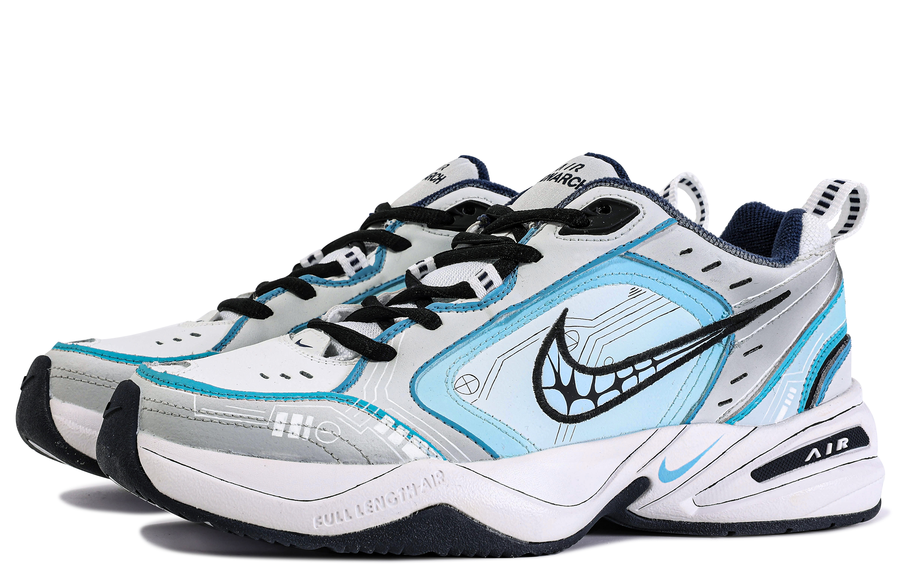 Nike Air Monarch 4 'Da Vinci New Wave Blue Grey'