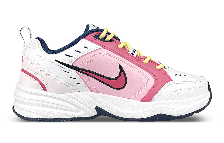 Nike Air Monarch 4 'Teddy Bear - White Pink Yellow' 圖 3