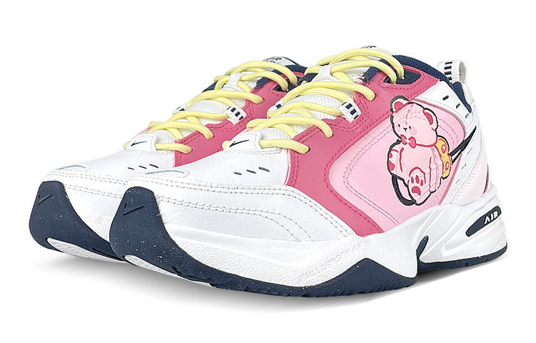 Nike Air Monarch 4 'Teddy Bear - White Pink Yellow' 圖 4