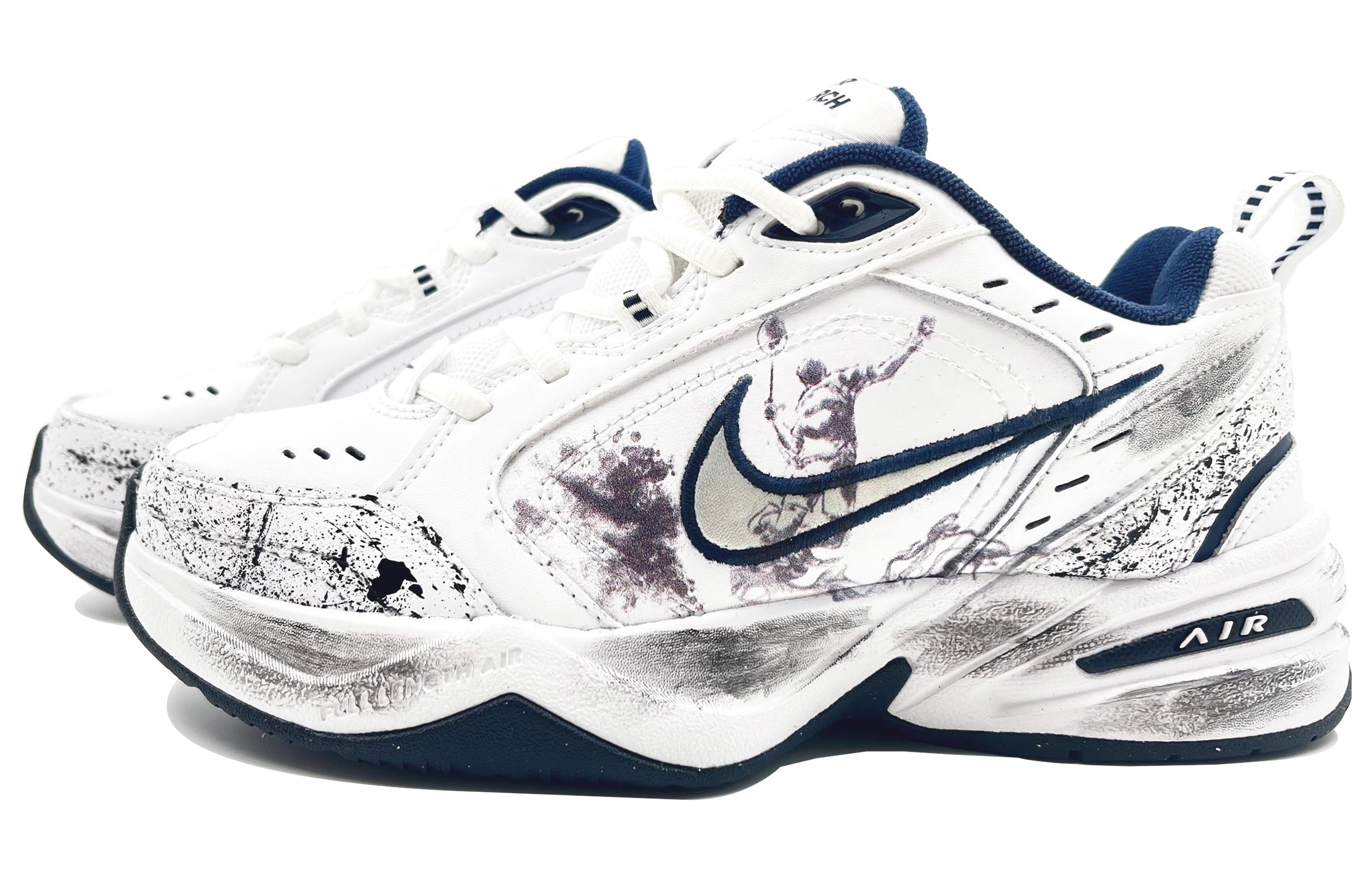 Nike Air Monarch 4 'White Navy Ink' 圖 3