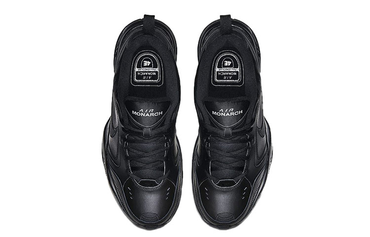 Purchase Nike Air Monarch 4 輕便運動鞋 純黑 寬版