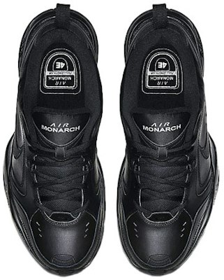 Nike Air Monarch 4 輕便運動鞋 純黑 寬版 Purchase Nike Air Monarch 4 輕便運動鞋 純黑 寬版