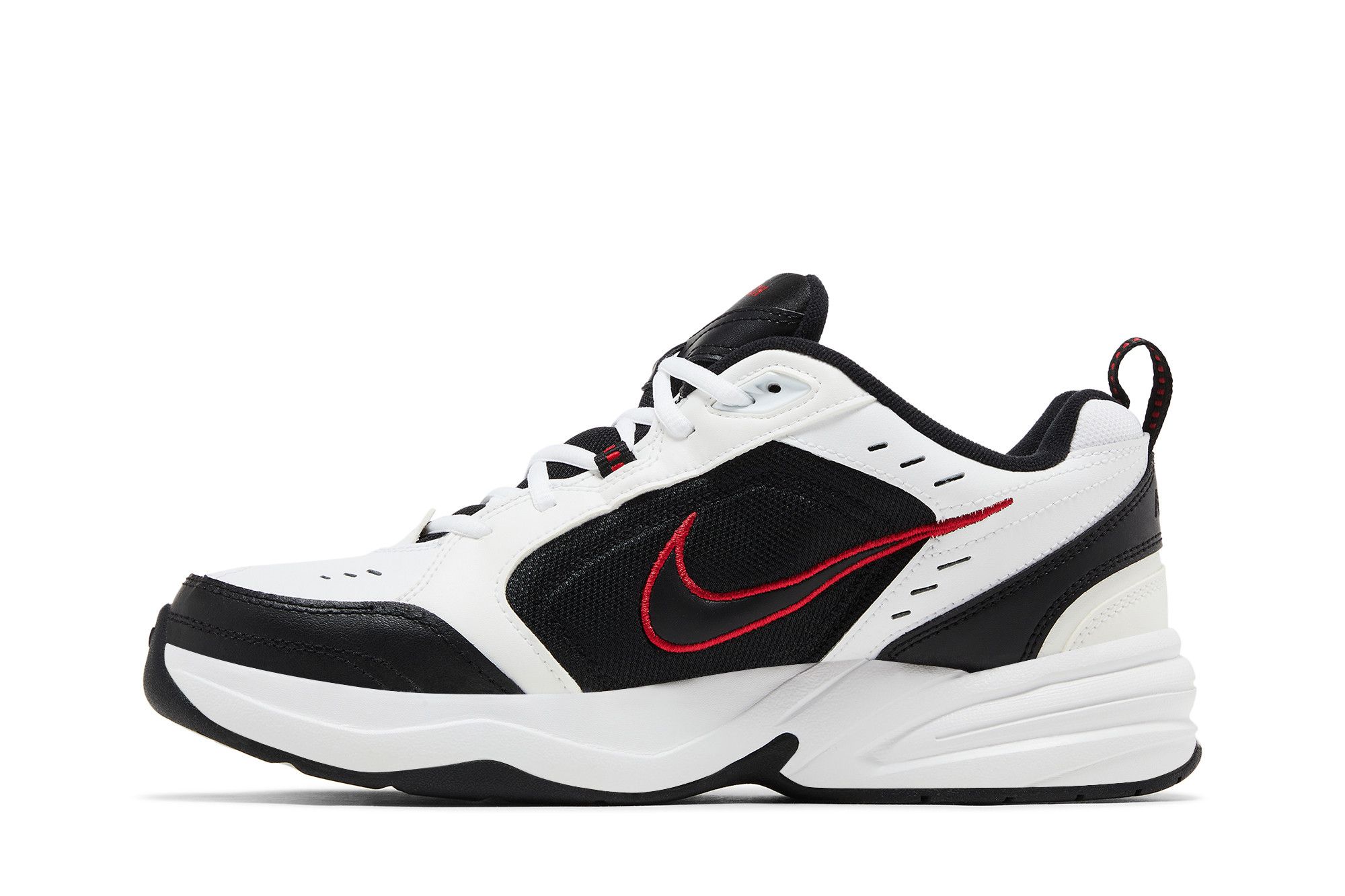 Shop Nike Air Monarch IV 'White Black Red' 415445-101