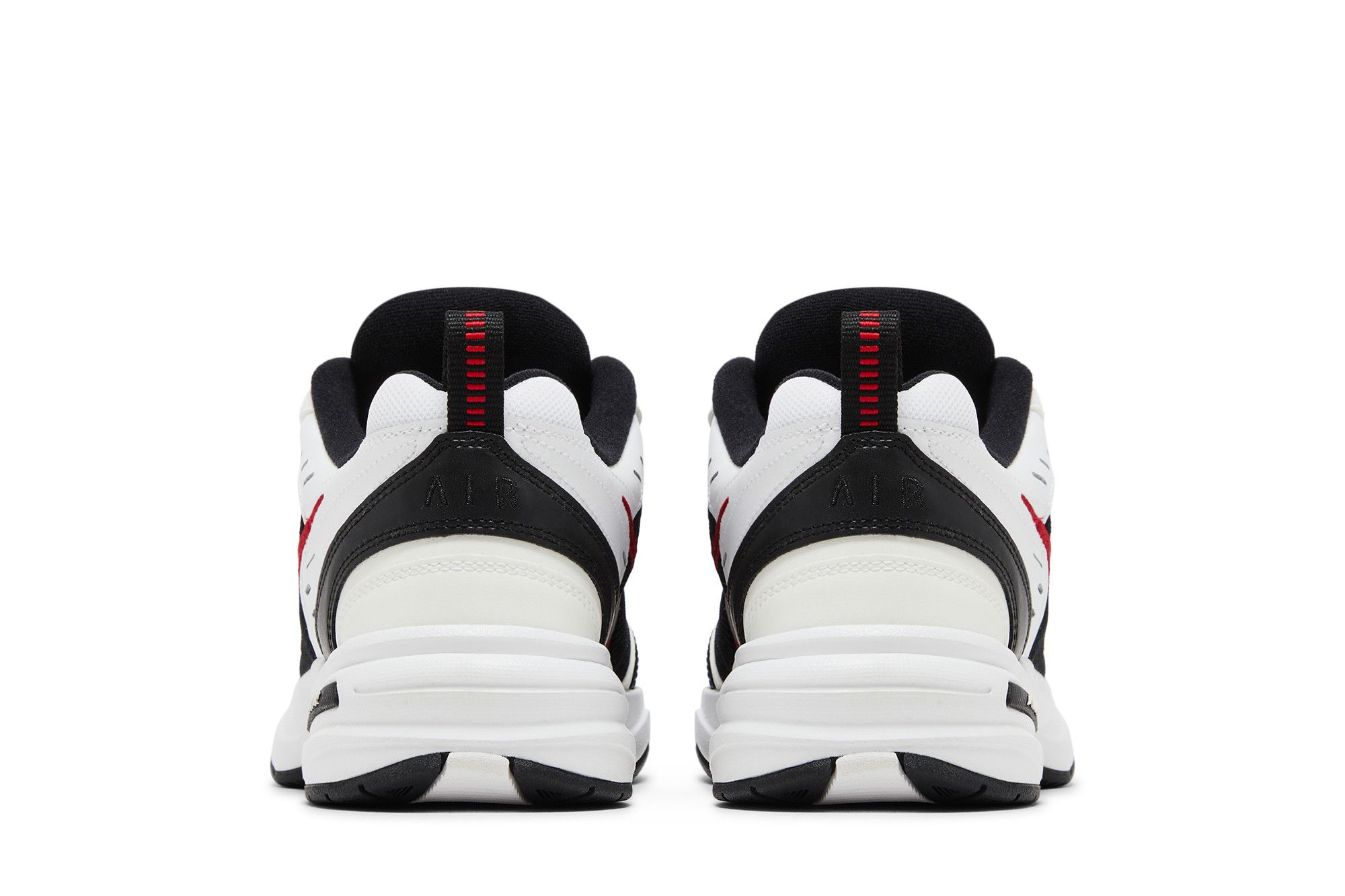 Sizing Nike Air Monarch IV 'White Black Red' 415445-101
