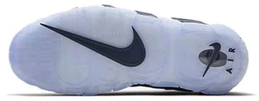 Shop Nike Air More Money Currency Pack (France) 法國 拼接 休閒 防滑輕便 低筒 復古籃球鞋 男款 海軍藍