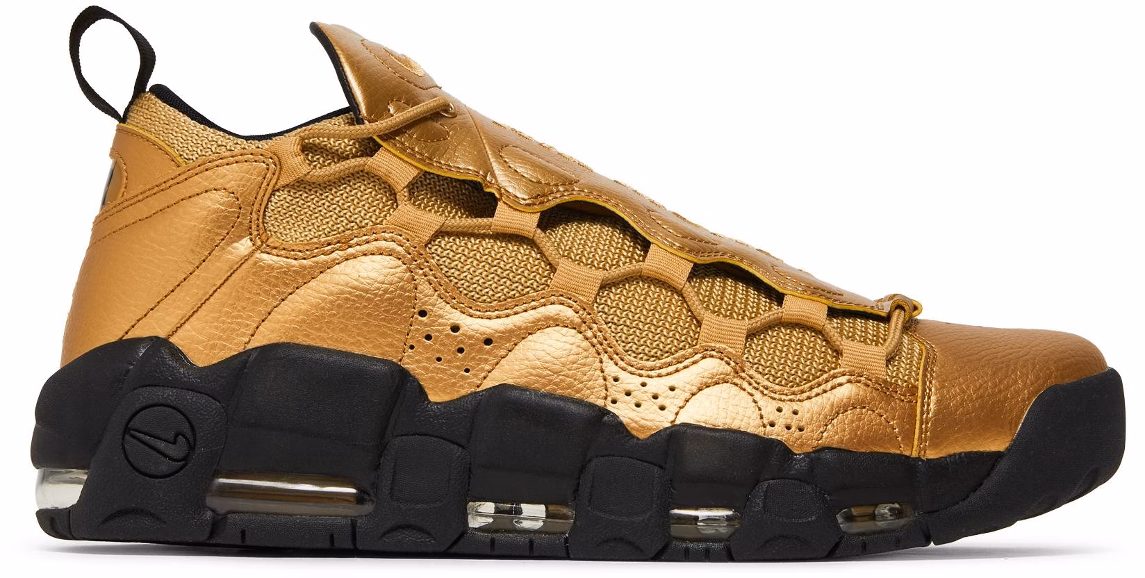 Gold air money best sale nike