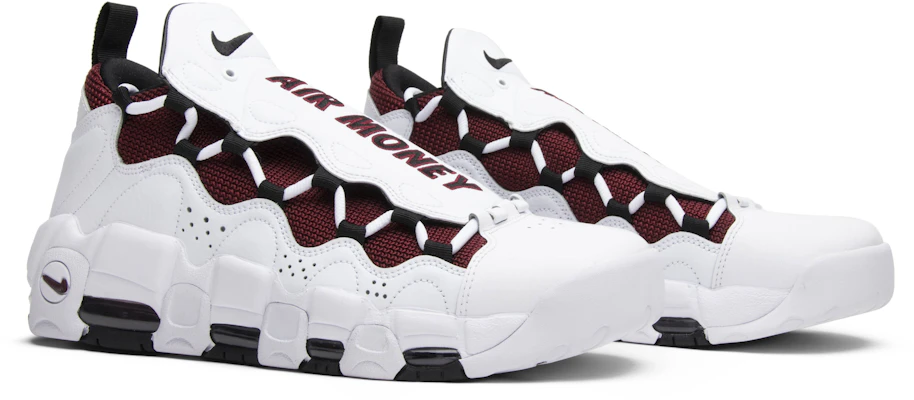 Nike Air More Money Putih Hitam Merah Pasukan AJ2998-100 Cheap Nike Air More Money Putih Hitam Merah Pasukan AJ2998-100