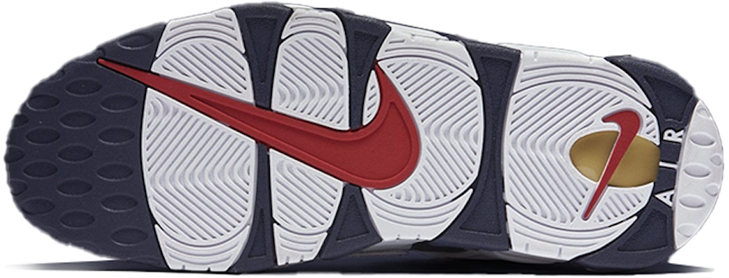 Nike Air More Uptempo Olympic 奧林匹克 耐磨 高筒 復古籃球鞋 男女同款 海軍藍 2020年版 Details for Nike Air More Uptempo Olympic 奧林匹克 耐磨 高筒 復古籃球鞋 男女同款 海軍藍 2020年版