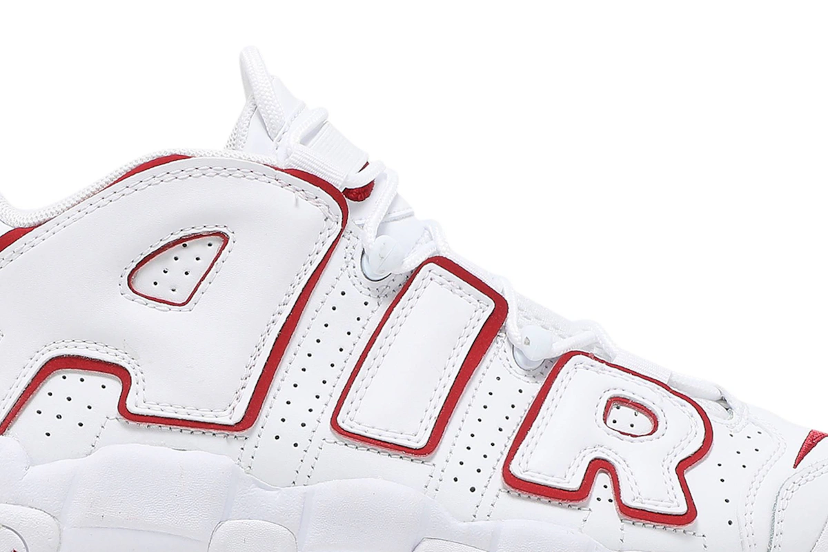 (Grade School) Nike Air More Uptempo 2021 'White Varsity Red' DJ5988-100
