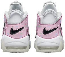 Shop 【訂製球鞋】 Nike Air More Uptempo 96 Copy Paste 皮蓬甜甜圈 低筒 復古籃球鞋 男女同款 粉白