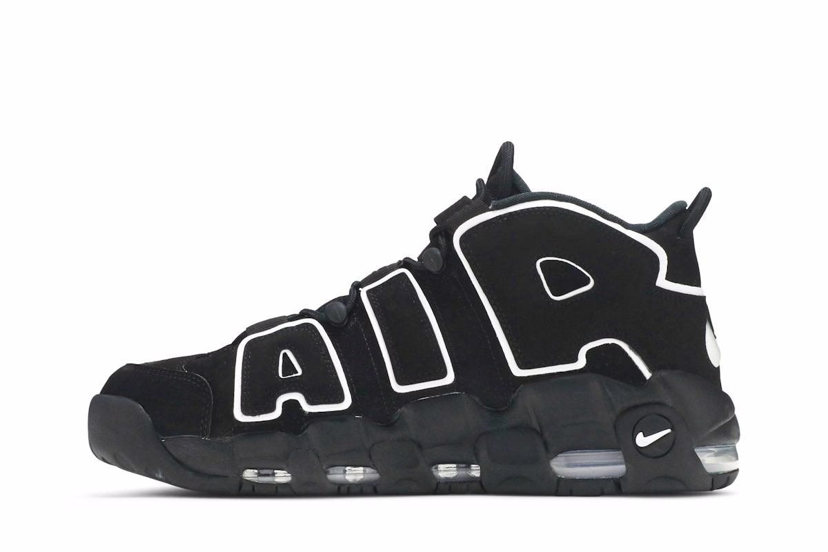 Nike Air More Uptempo 'Black White' 2016/2020