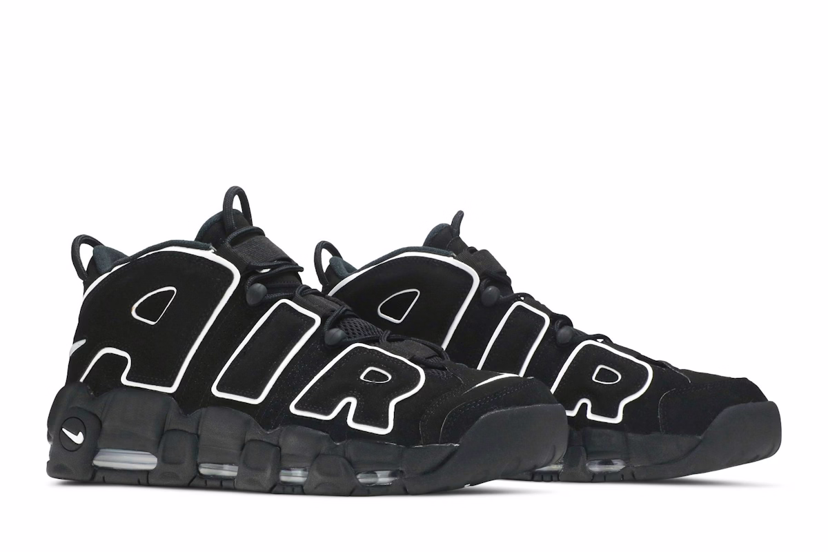 Nike Air More Uptempo 'Black White' 2016/2020