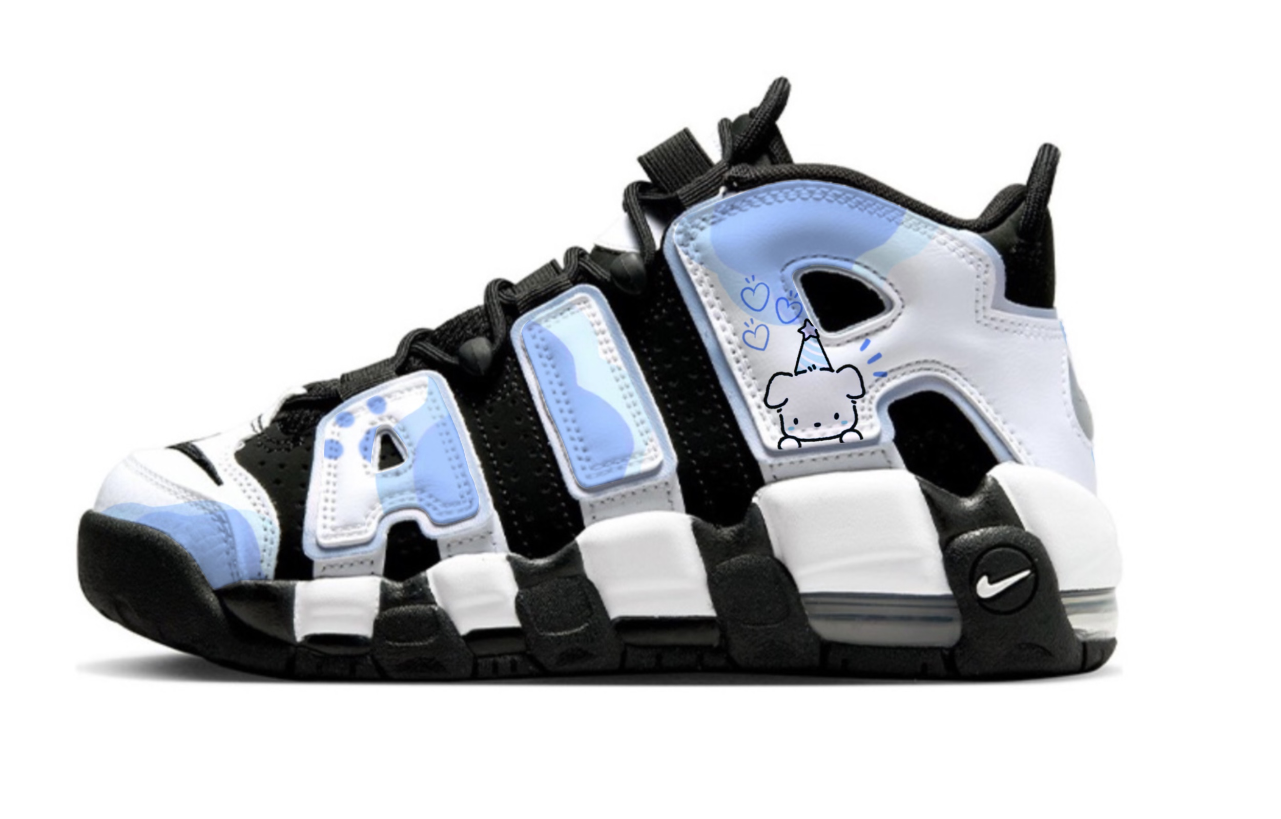 Nike Air More Uptempo 'Ice Blue Puppy Graffiti' DV0819-001-453326
