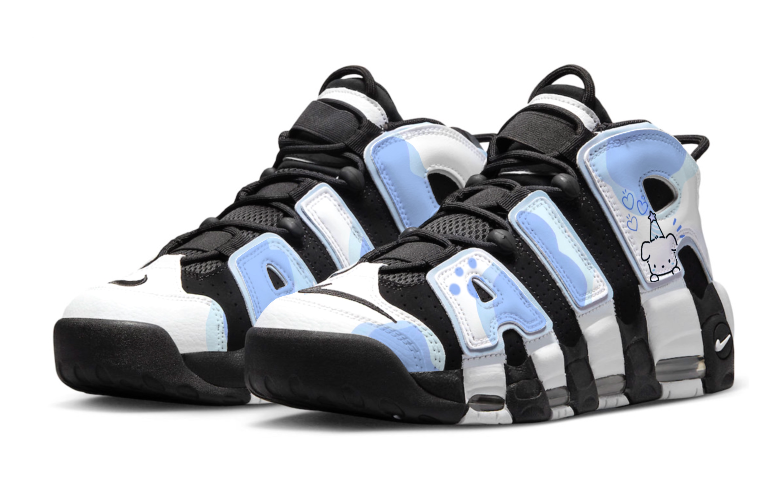 Lookbook Nike Air More Uptempo 'Ice Blue Puppy Graffiti' en Azul Hielo Graffiti DV0819-001-453326