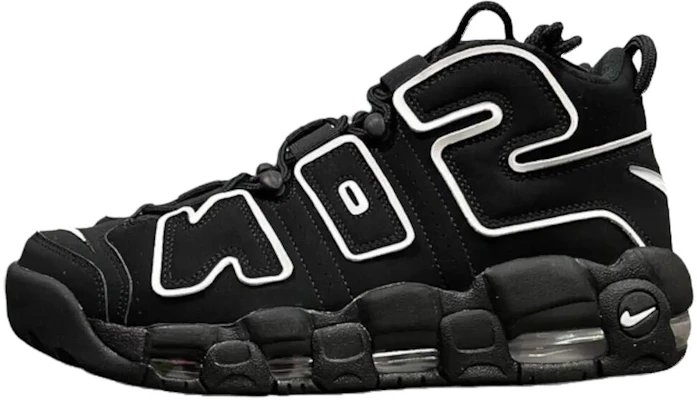 Nike Air More Uptempo “Wilson Smith“ 皮朋 復古 大Logo 耐震抗滑耐磨增高 中筒 復古籃球鞋 黑白色 Buy Nike Air More Uptempo “Wilson Smith“ 皮朋 復古 大Logo 耐震抗滑耐磨增高 中筒 復古籃球鞋 黑白色