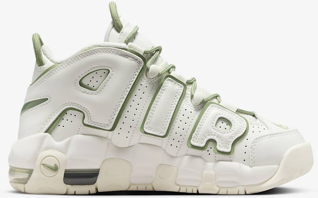 Nike Air More Uptempo 'Sail Oil Green' - Minyak Hijau Salji FQ8211-100 Lookbook Nike Air More Uptempo 'Sail Oil Green' - Minyak Hijau Salji FQ8211-100