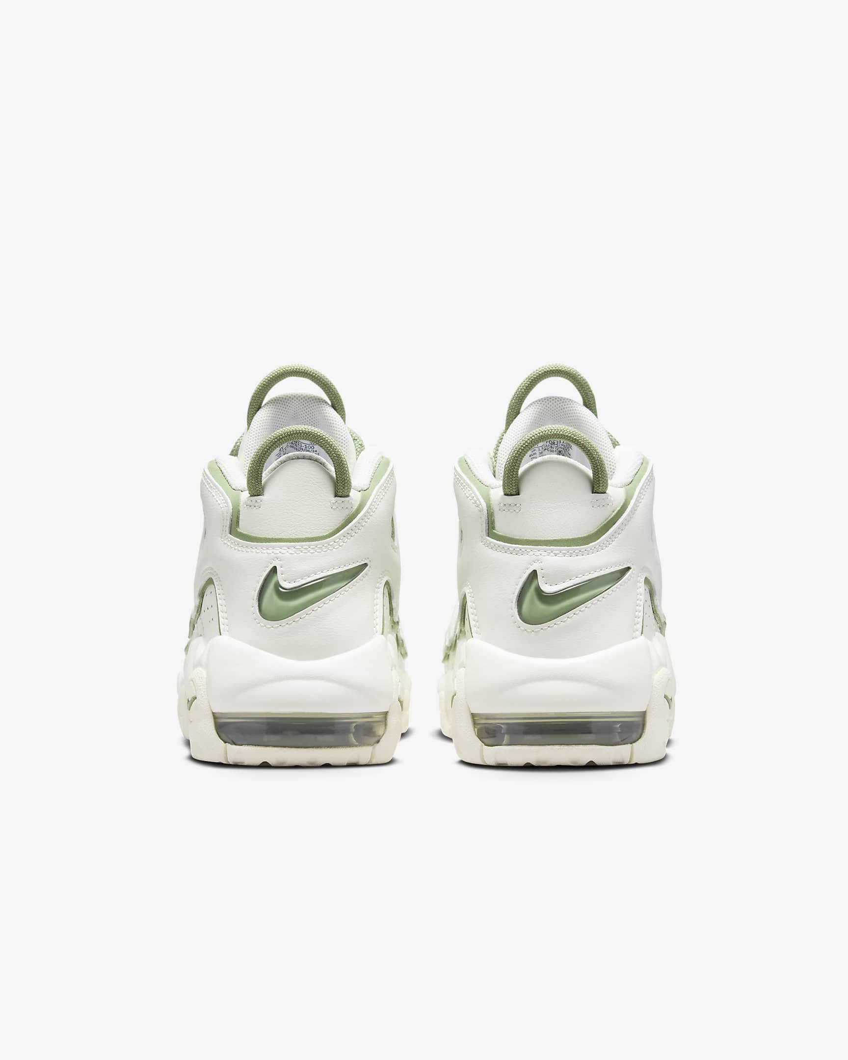 Details for Nike Air More Uptempo 'Sail Oil Green' Verde Aceite'+ FQ8211-100