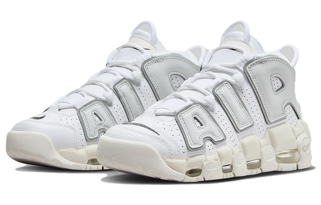 Lookbook Nike Air More Uptempo 舒適 百搭 防滑耐磨 中筒 復古籃球鞋 男款 白色