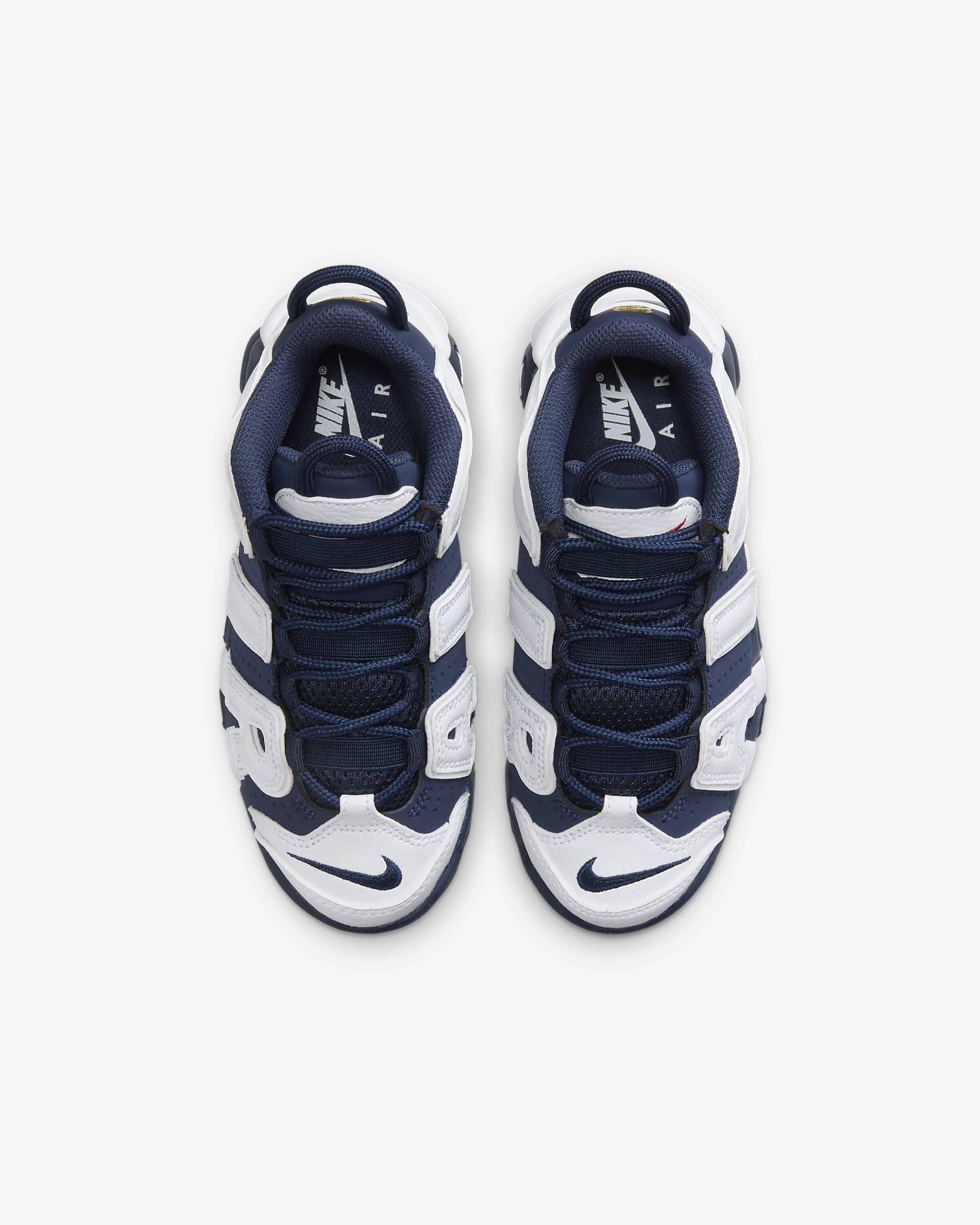 Shop (JR) Nike Air More Uptempo 'Putih Emas Metalik' FV5372-100