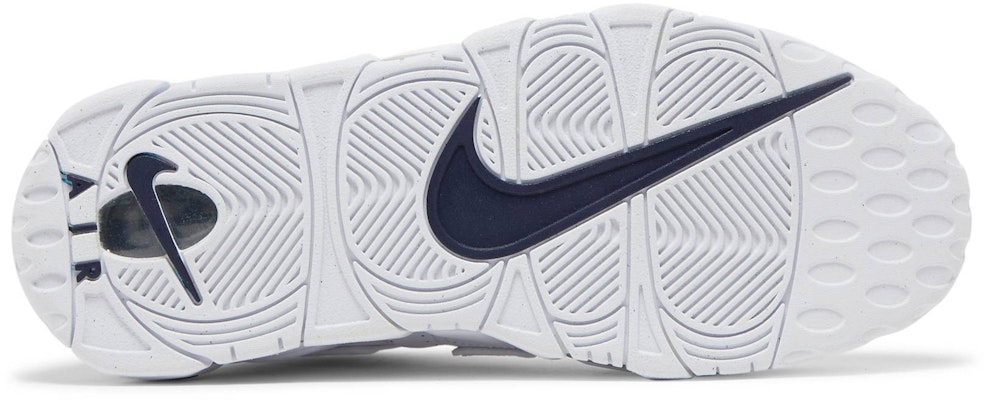 Nike Air More Uptempo 'Putih Navy' DH8011-100 Shop Nike Air More Uptempo 'Putih Navy' DH8011-100