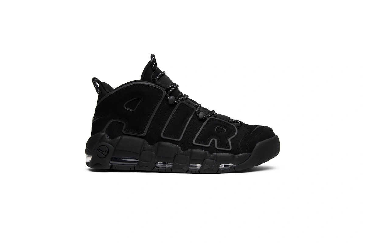 Nike Air More Uptempo Black 'Reflective'