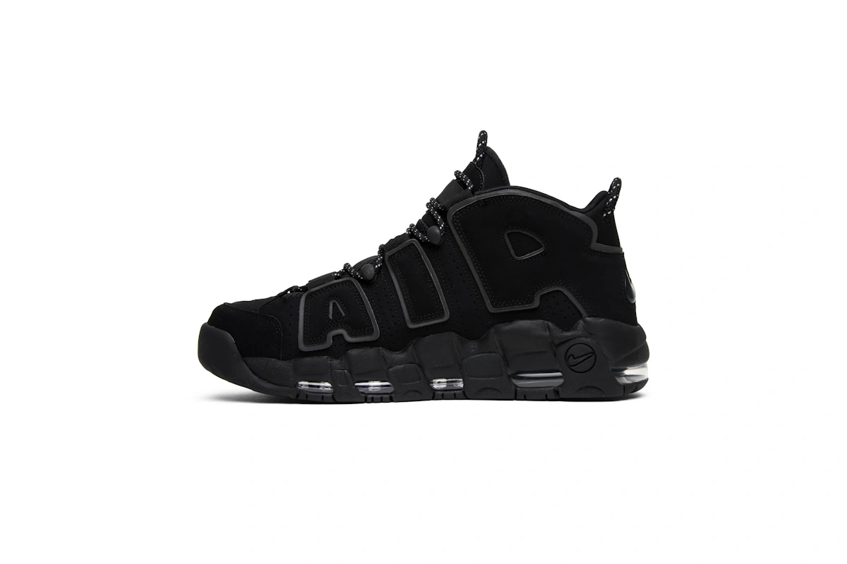 Nike Air More Uptempo Black 'Reflective'