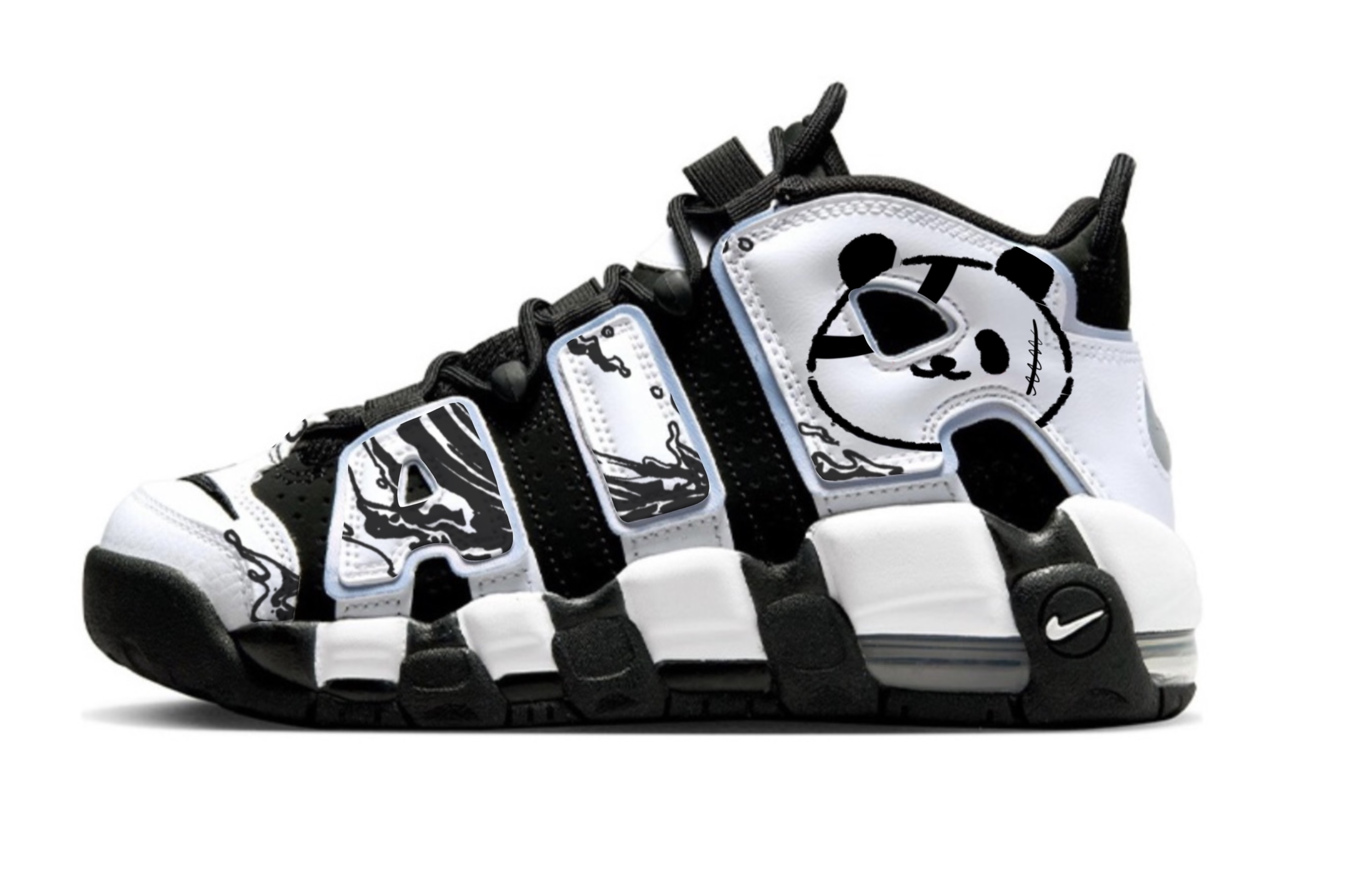 Buy 耐克Air More Uptempo定制版'海盗熊猫' DV0819-001-466093