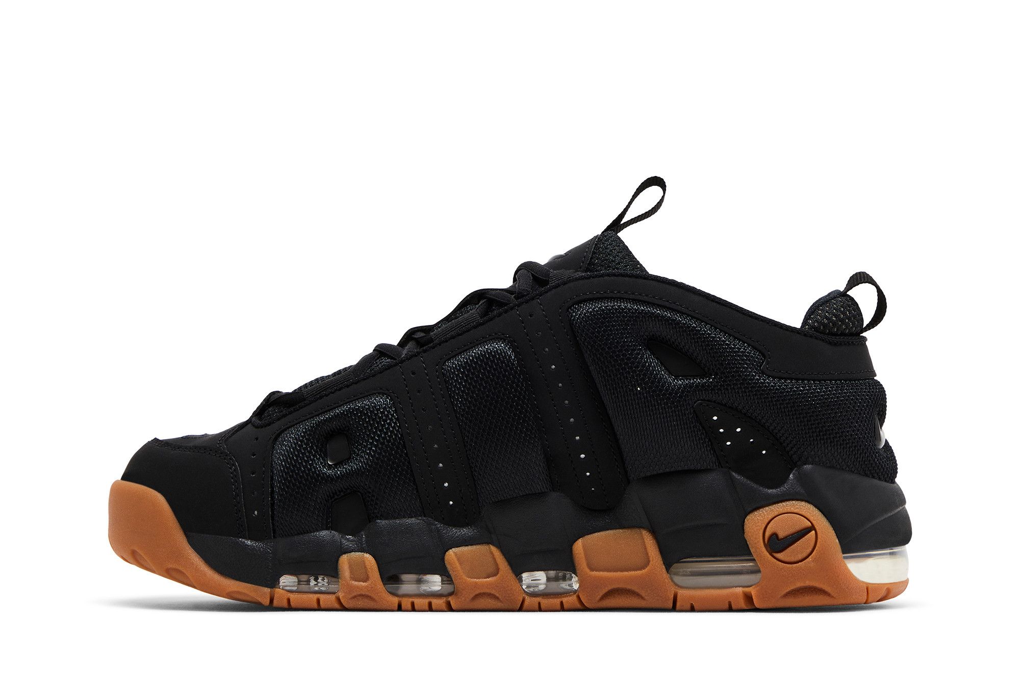 Shop Nike Air More Uptempo Low 'Black Gum' FZ3055-003