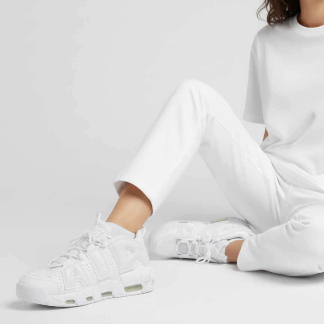 Order ナイキ エア モア アップテンポ LOW トリプルホワイト FZ3055-100