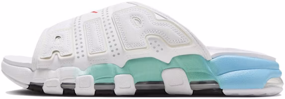 Nike Air More Uptempo Slide 'Aqua' FN3437-161 Nike Air More Uptempo Slide 'Aqua' FN3437-161