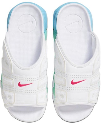Selipar Nike Air More Uptempo 'Aqua' FN3437-161 Lookbook Selipar Nike Air More Uptempo 'Aqua' FN3437-161