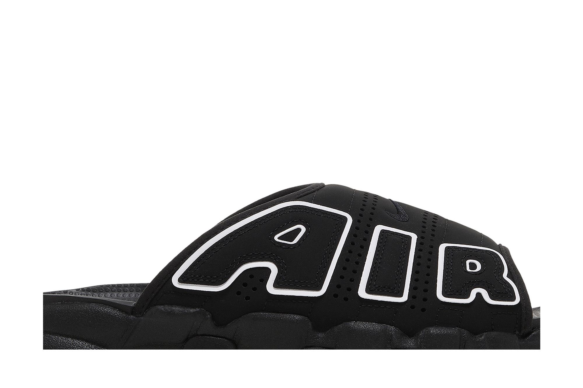 Lookbook Nike Air More Uptempo Slide 'Black - Grey Sole' DV2137-001/DV2132-001